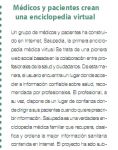 Captura de Dinero y Salud: Médicos y pacientes crean una enciclopedia virtual