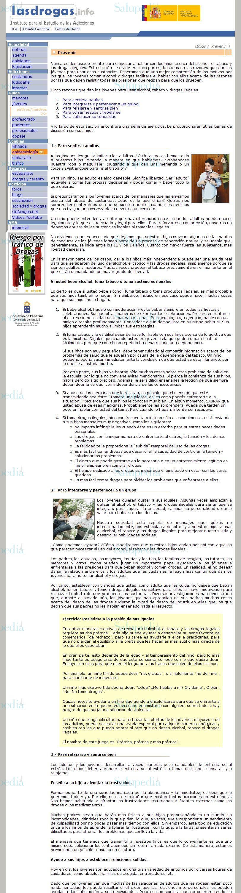 Cache grafica http://www.lasdrogas.info/index.php?op=Padres&link=Prevenir  