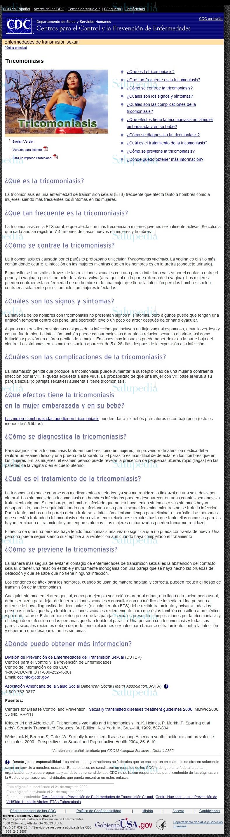 Cache grafica http://www.cdc.gov/std/spanish/STDFact-Trichomoniasis-s.htm  