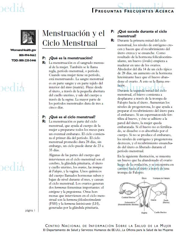 Cache grafica http://www.womenshealth.gov/espanol/preguntas/sp-menstru.pdf  