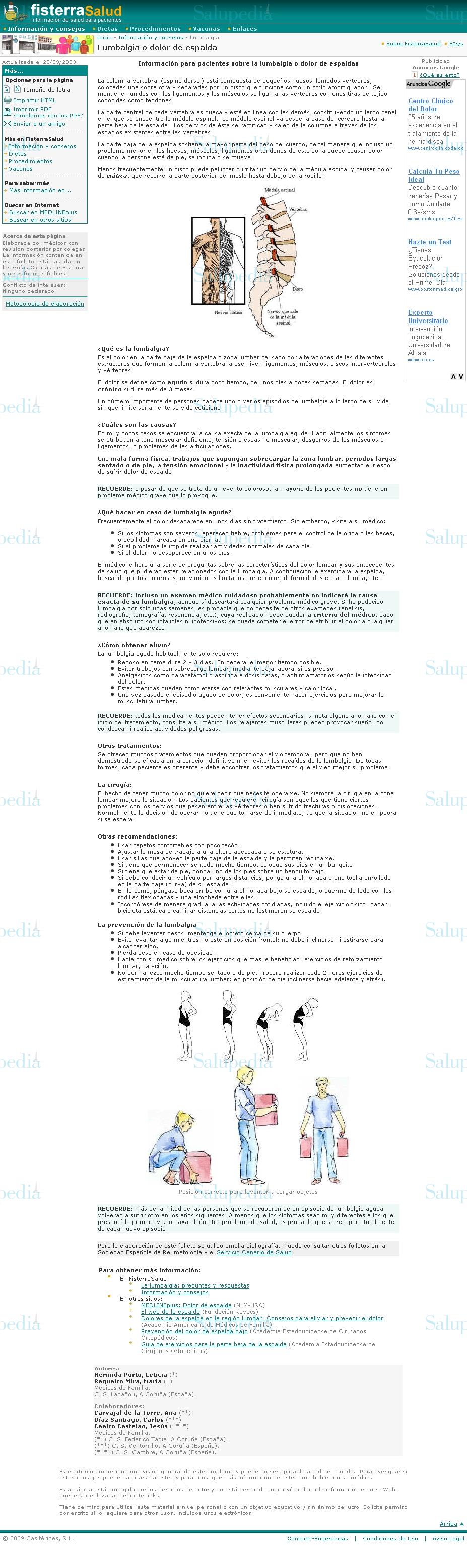Cache grafica http://fisterra.com/Salud/1infoConse/lumbalgia.asp  