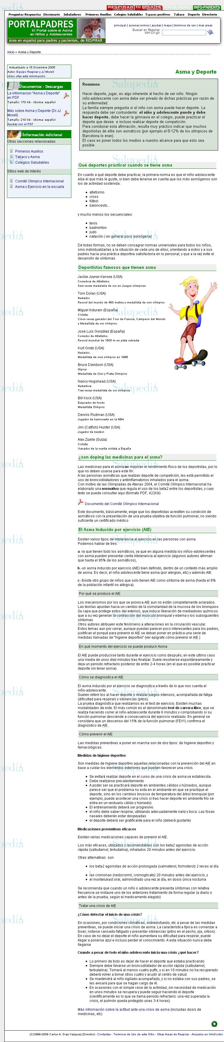 Cache grafica http://www.respirar.org/portalpadres/deporte.htm  