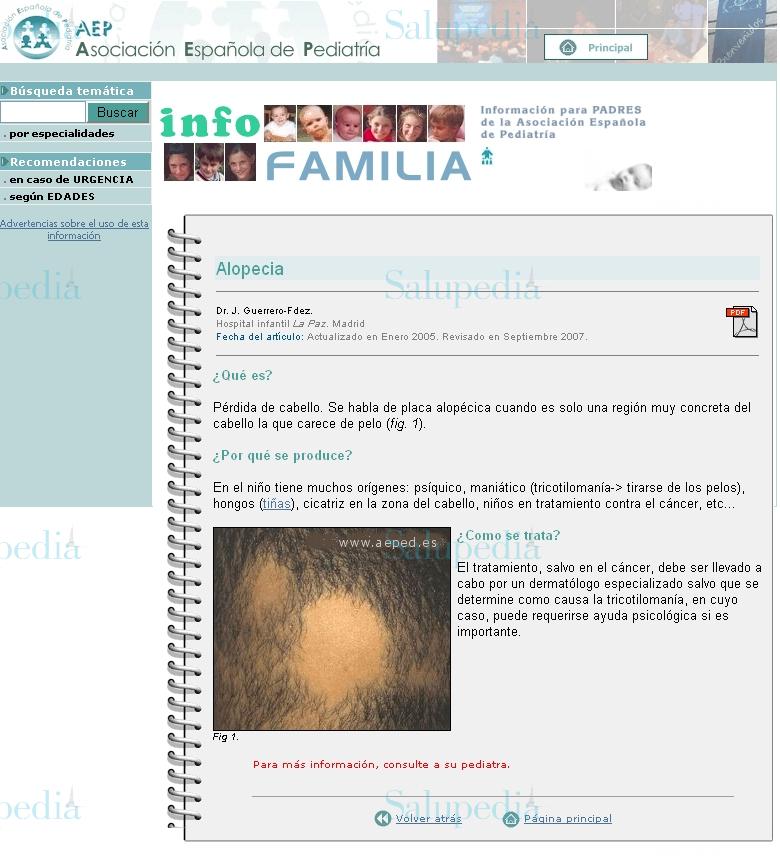 Cache grafica http://www.aeped.es/infofamilia/temas/alopecia.htm  