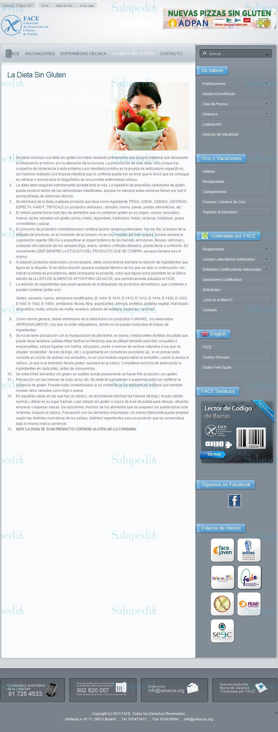 Cache grafica http://www.celiacos.org/la-dieta-sin-gluten/la-dieta-sin-gluten  