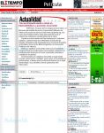 Captura de Diario El Tiempo: Una enciclopedia médica virtual en Internet