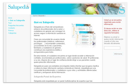 Captura Salupedia - Presentacion