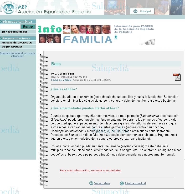 Cache grafica http://www.aeped.es/infofamilia/temas/bazo.htm  