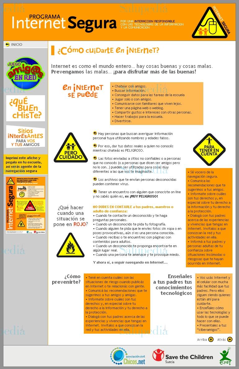 Cache grafica http://www.chicos.net/internetsegura/chicos.htm  