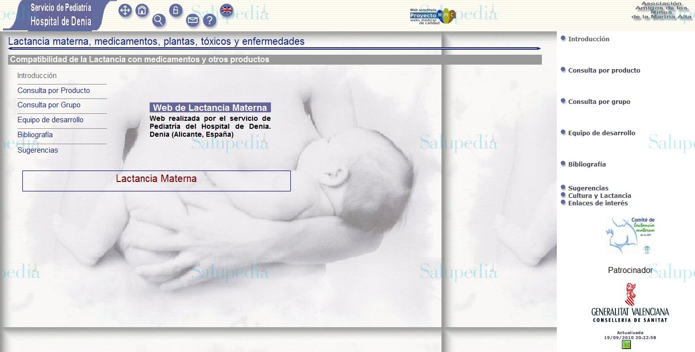 Cache grafica http://www.e-lactancia.org/espanol/inicio.asp  