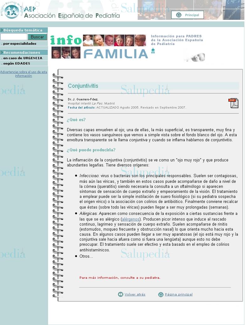 Cache grafica http://www.aeped.es/infofamilia/temas/conjuntivitis.htm  