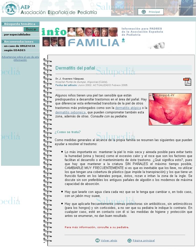 Cache grafica http://www.aeped.es/infofamilia/temas/dermpanal.htm  