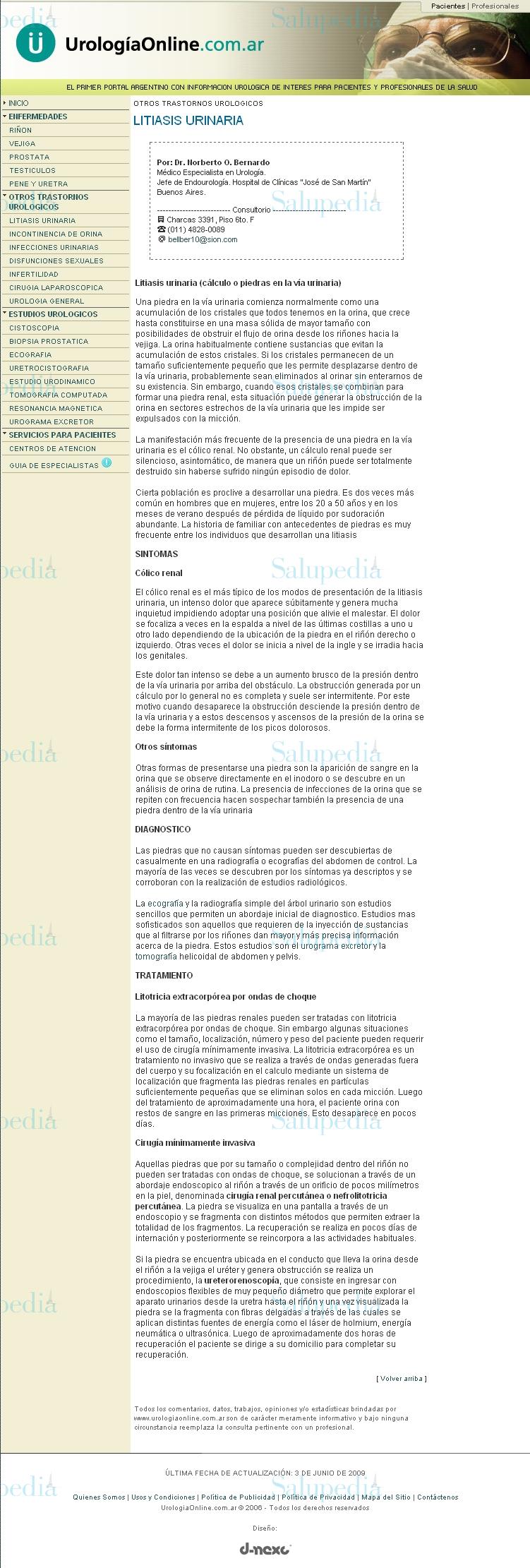 Cache grafica http://www.urologiaonline.com.ar/litiasis_urinaria.php  