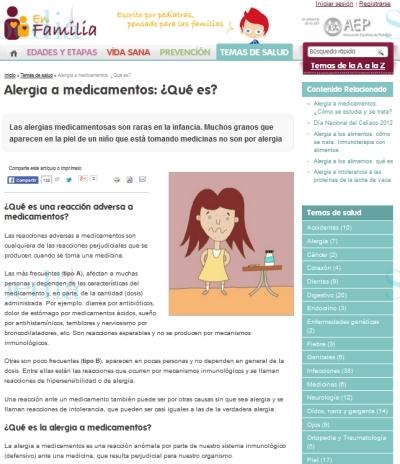 Cache grafica http://enfamilia.aeped.es/temas-salud/alergia-medicamentos-que-es  