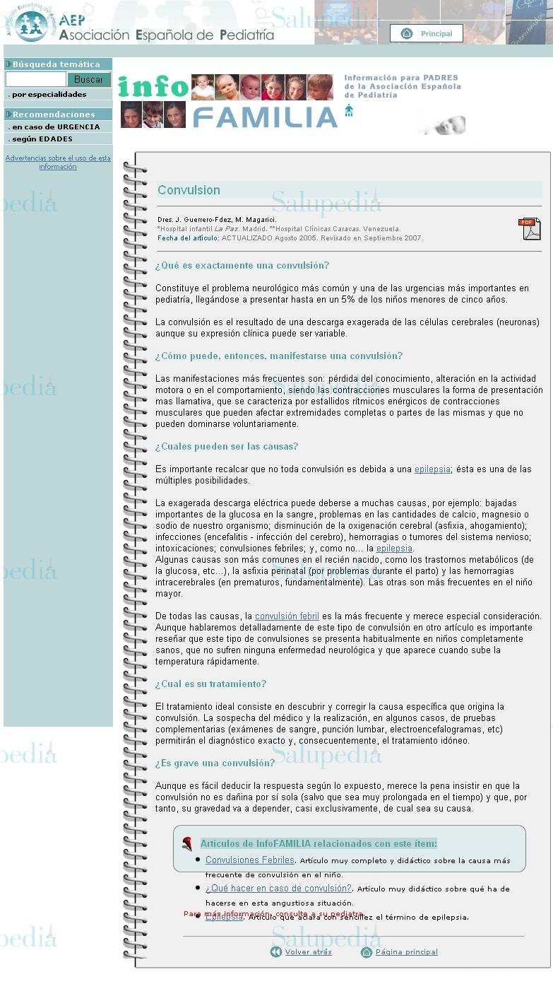 Cache grafica http://www.aeped.es/infofamilia/temas/convulsion.htm  