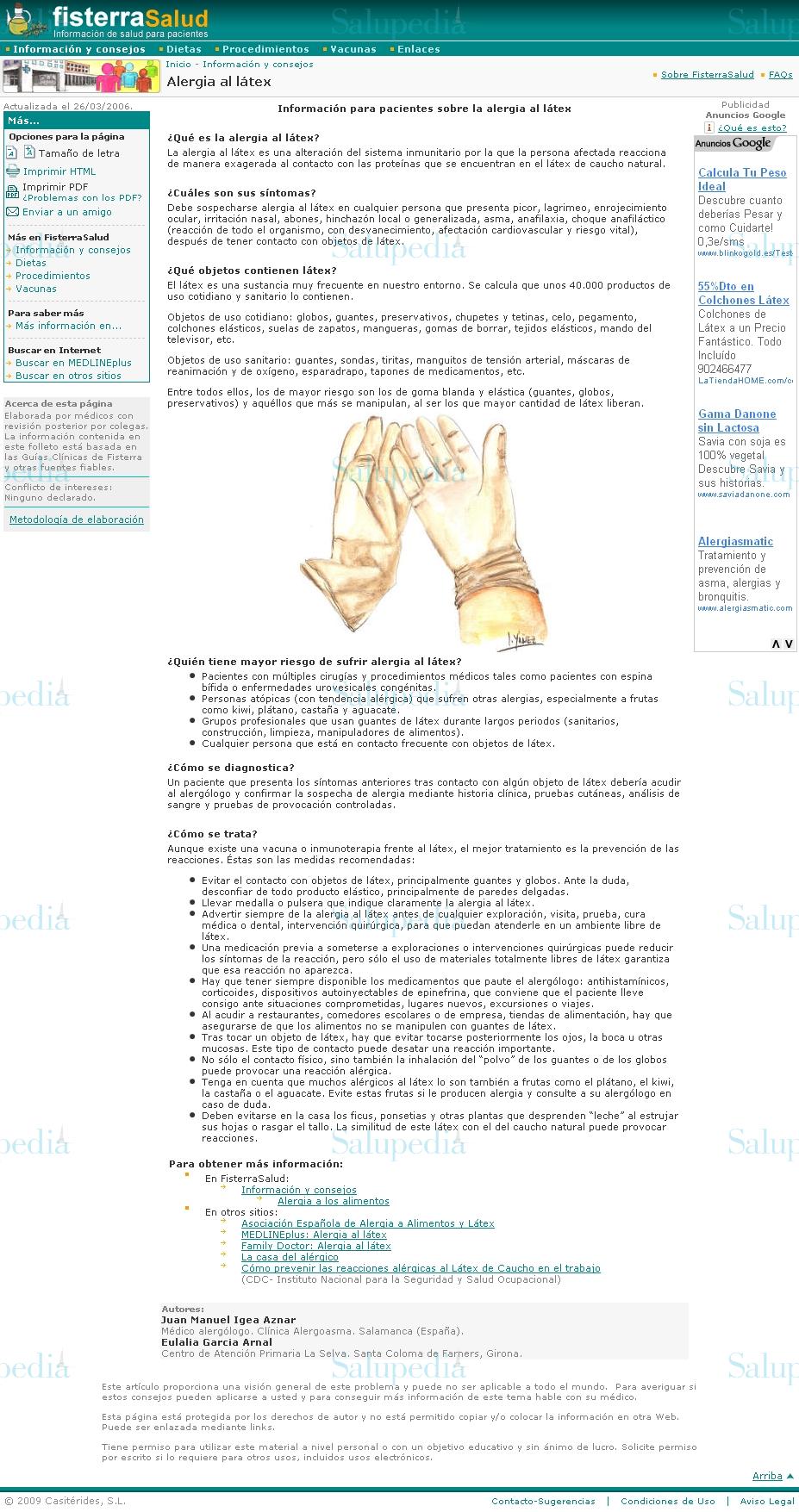 Cache grafica http://www.fisterra.com/Salud/1infoConse/alergia_latex.asp  