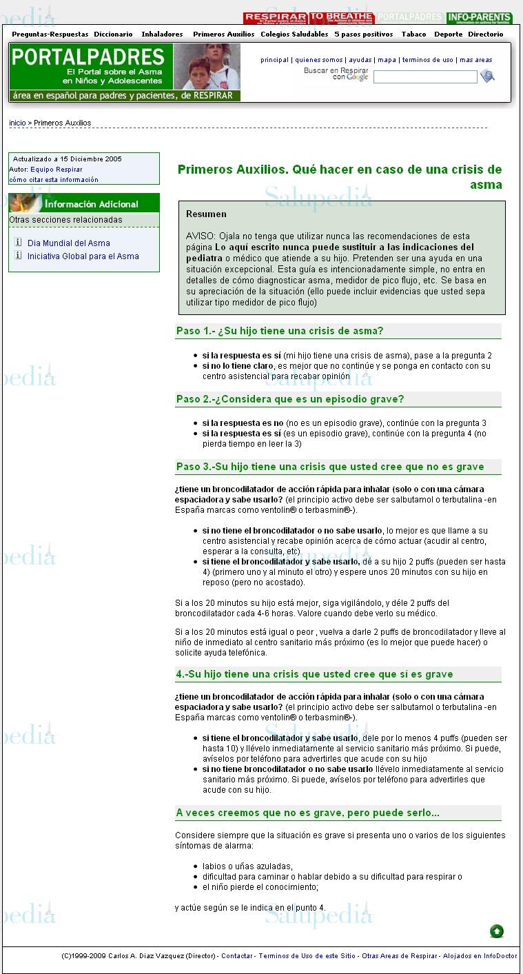 Cache grafica http://www.respirar.org/portalpadres/auxilios.htm  