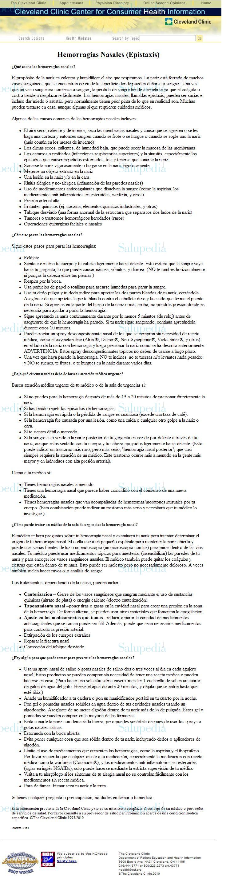 Cache grafica http://www.clevelandclinic.org/health/sHIC/html/s13464.asp  