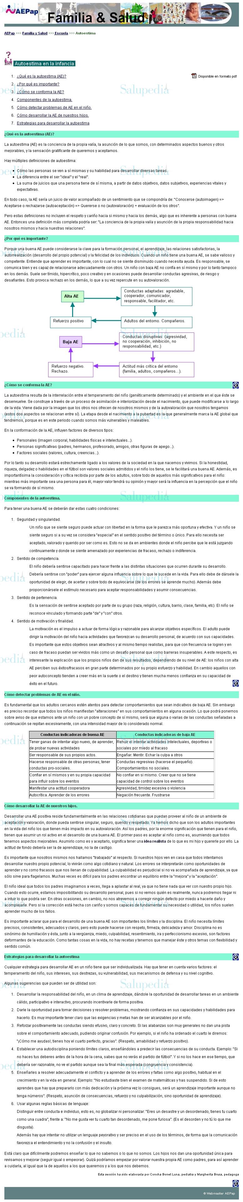 Cache grafica http://www.aepap.org/familia/autoestima.htm  