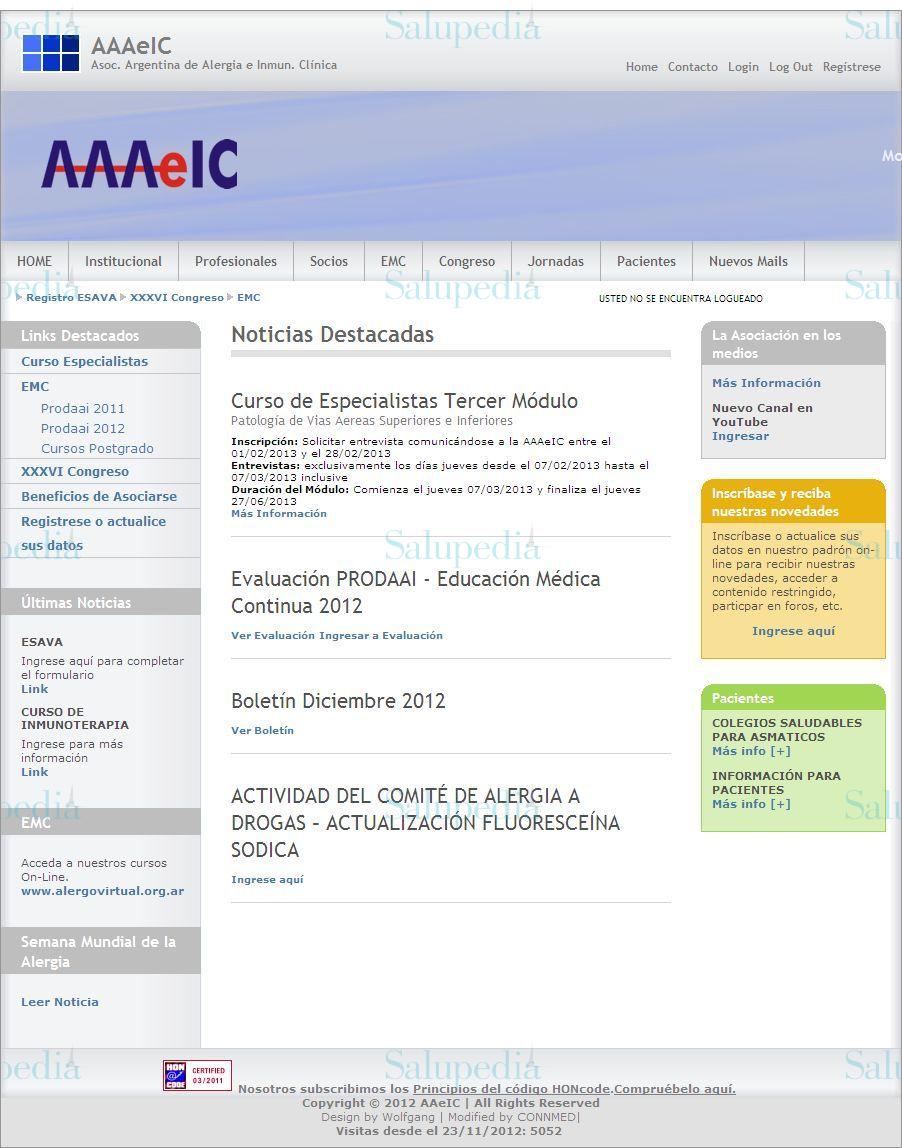 Cache grafica http://www.alergia.org.ar  