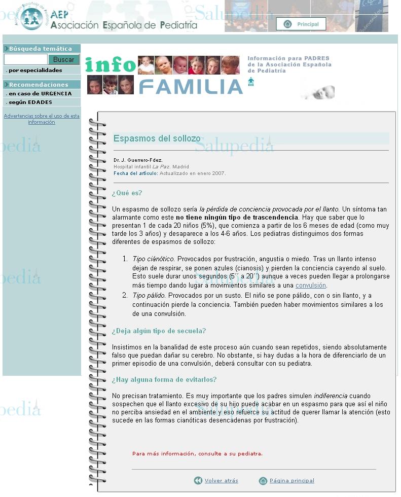 Cache grafica http://www.aeped.es/infofamilia/temas/espasmos.htm  