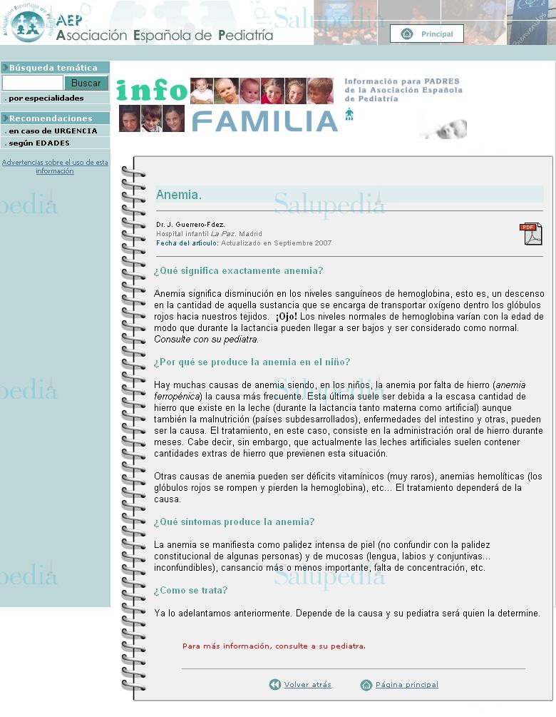 Cache grafica http://www.aeped.es/infofamilia/temas/anemia.htm  