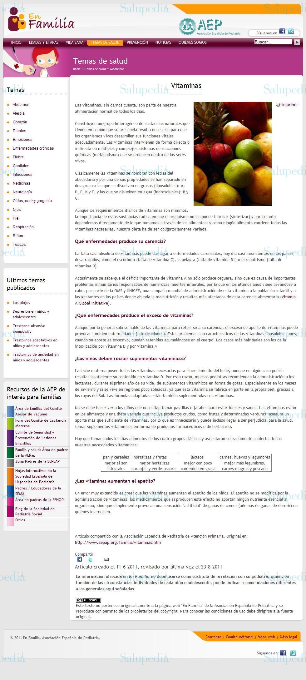 Cache grafica http://enfamilia.aeped.es/temas-salud/vitaminas  