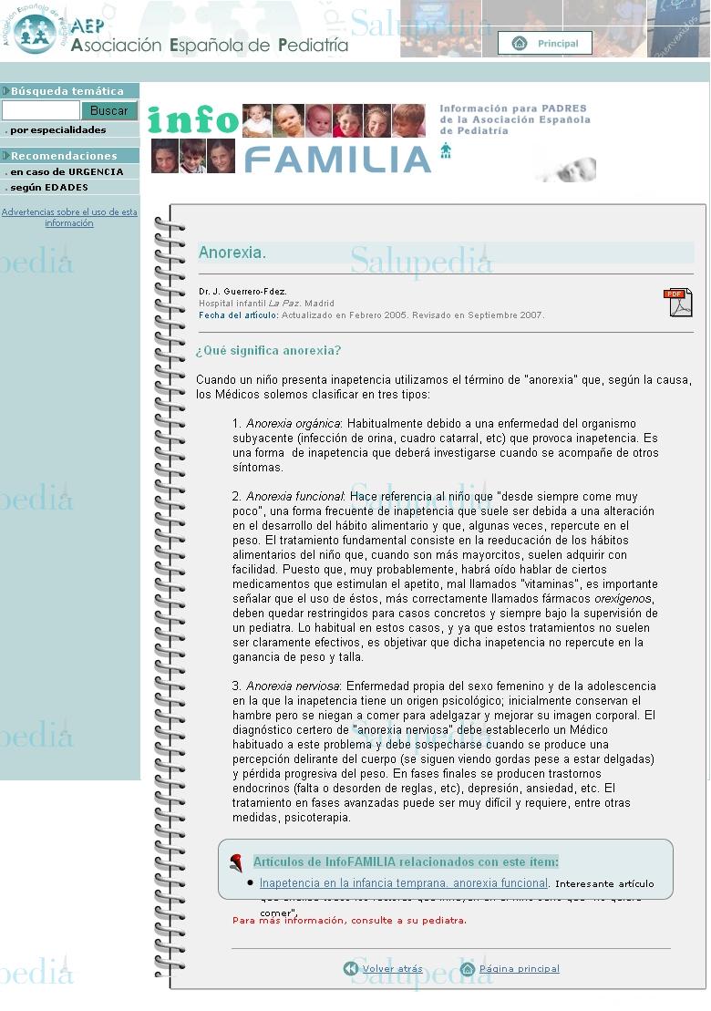 Cache grafica http://www.aeped.es/infofamilia/temas/anorexia.htm  