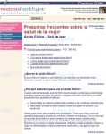 Captura de http://www.womenshealth.gov/espanol/preguntas/folic.cfm
